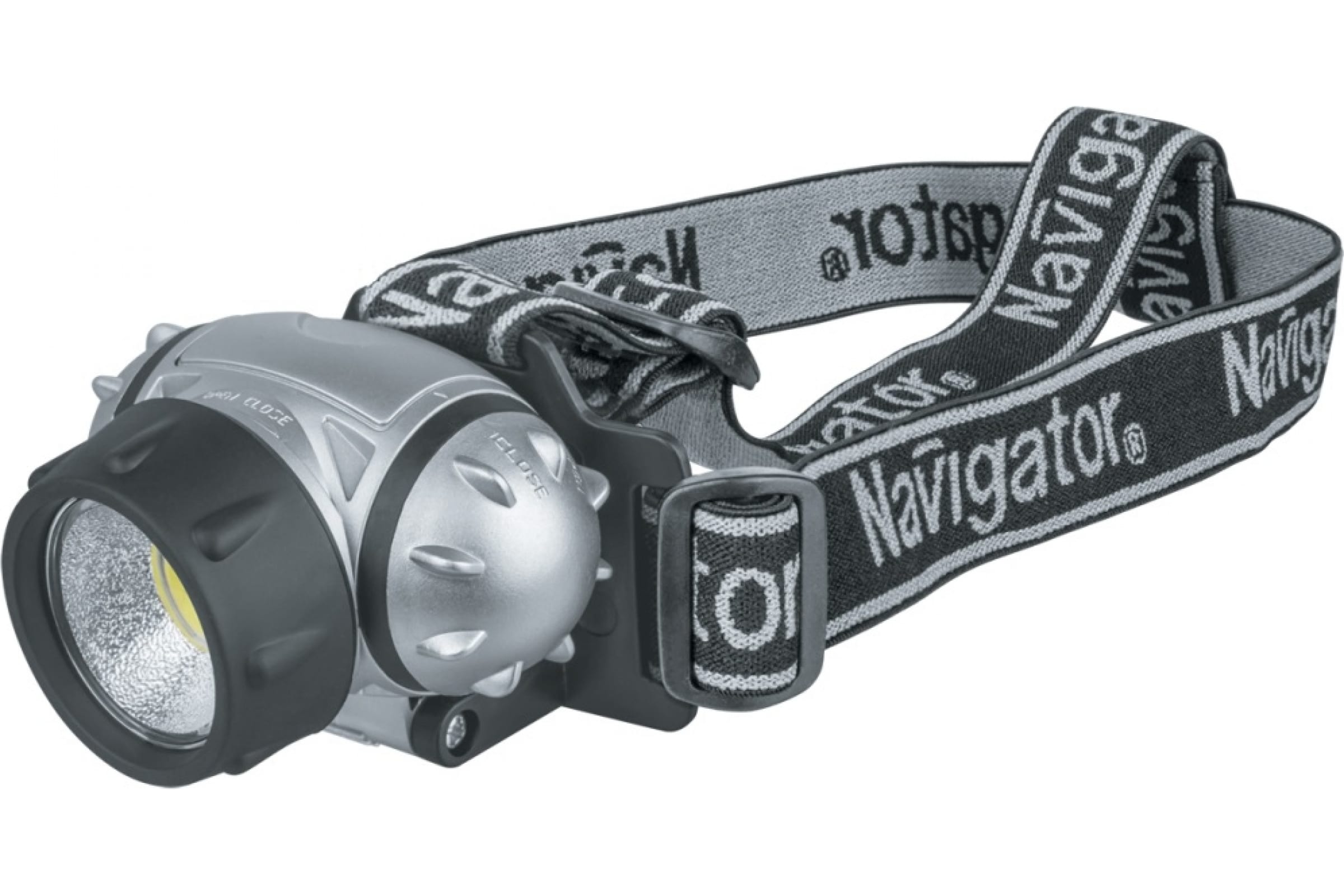 Фонарь налобный Navigator NPT-H14-3AAA 110 лм 1Вт (20558), цвет черный/серый