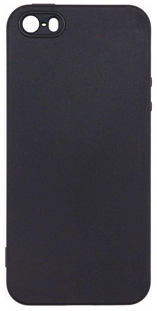 Чехол-накладка EVA для смартфона Apple iPhone 5/5s/SE, черный (MAT/5-B)