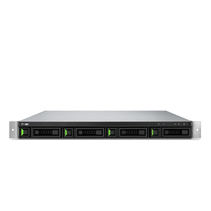 

Сетевой накопитель (NAS) QSAN XCubeNAS XN3004R, слоты 4x3.5" SATA3, 2x1 Гбит/с, Intel Atom, DDR3L 4Gb, 200W, 1U, (XN3004R-EU), XN3004R