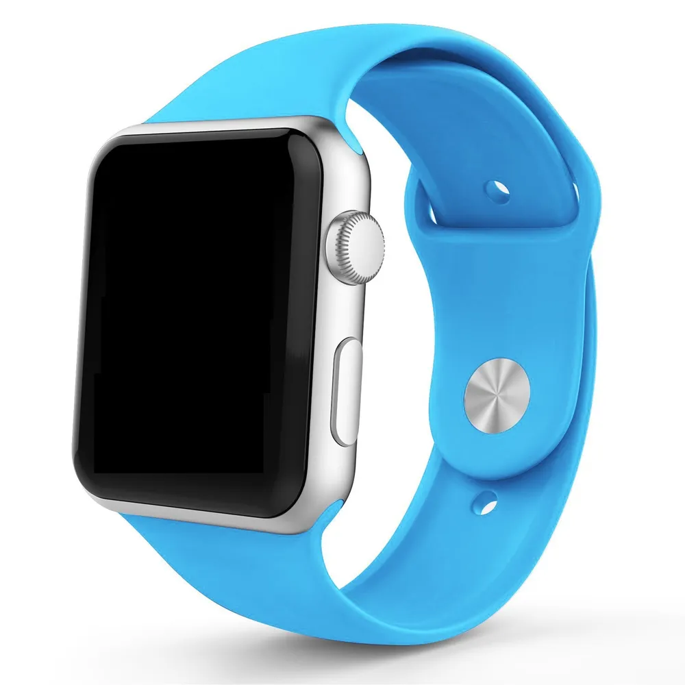 Ремешок EVA для Apple Watch, 38-40 мм, голубой (AVA001BL)
