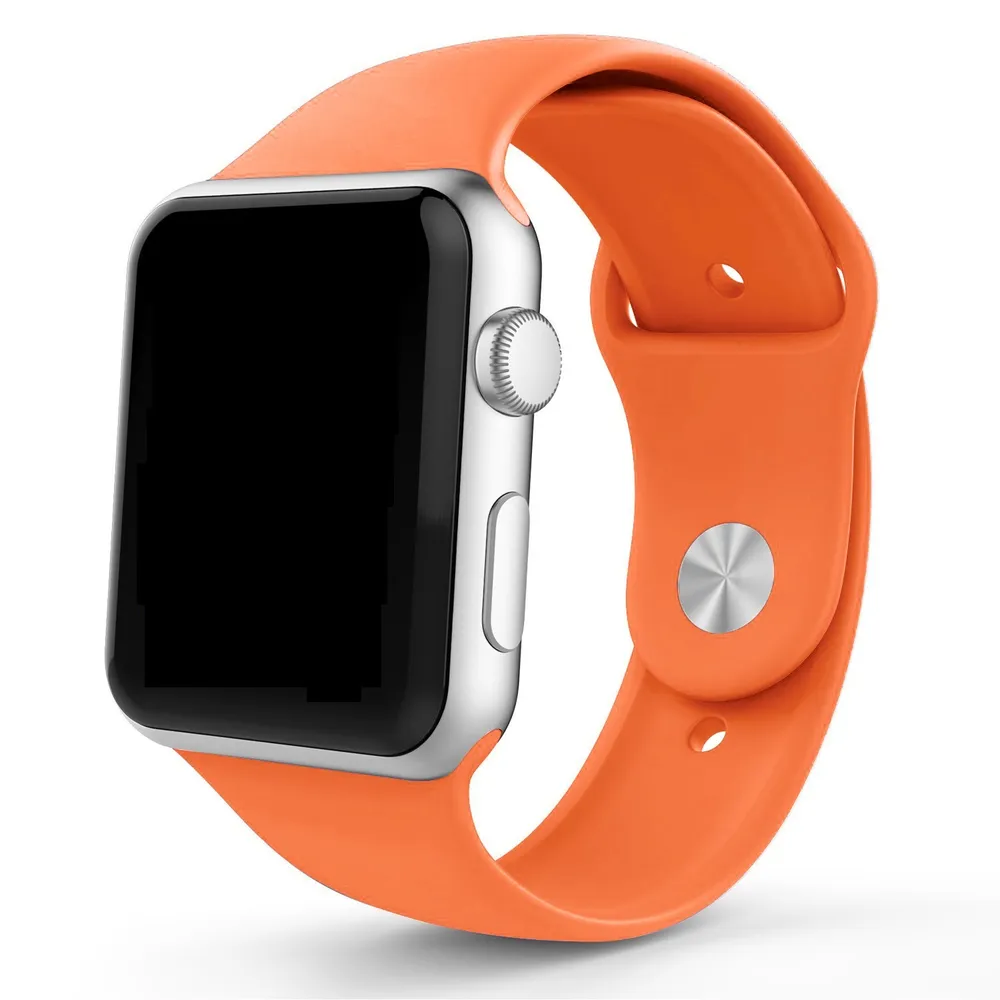 Ремешок EVA для Apple Watch, 38-40 мм, оранжевый (AVA001OR)