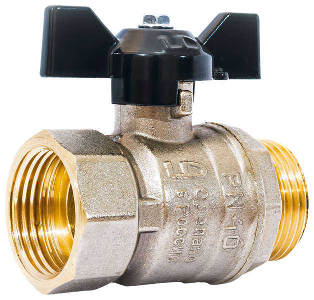 

Кран шаровый прямой LD Pride 1/2"x1/2", ВР/НР, латунь (НС-1415560)