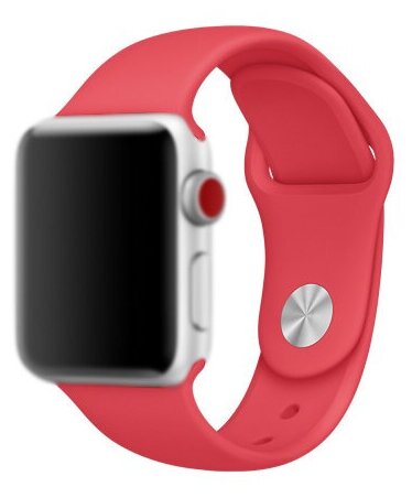Ремешок EVA для Apple Watch, 38-40 мм, красный (AVA001R)