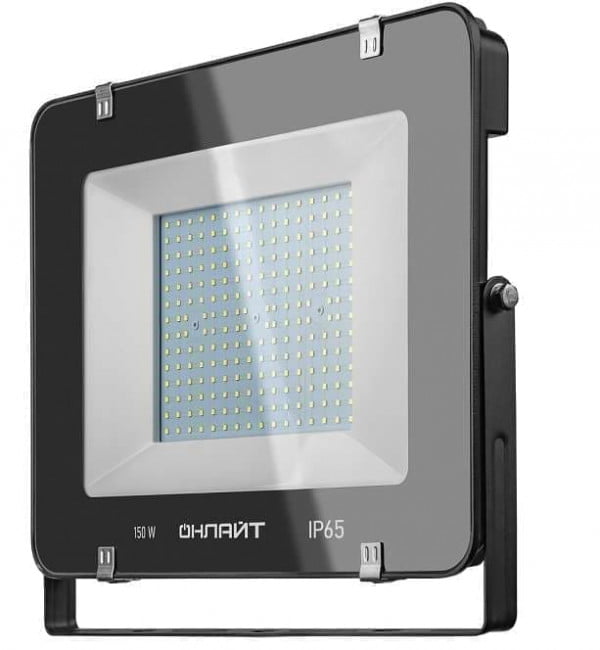 Прожектор ОНЛАЙТ OFL-150-6.5K-BL-IP65-LED, 150 Вт, 13500лм, 6500K, IP65