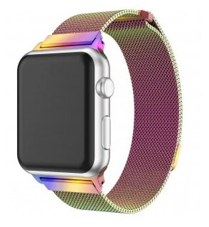 

Ремешок EVA для Apple Watch, 38-40 мм, металлический, хамелеон (AVA002CF)