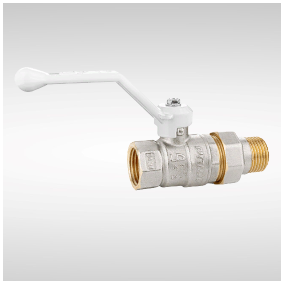 

Кран шаровый прямой LD Pride 1/2"x1/2", ВР/ВР, с американкой, латунь (47.15.В-ГШ.Р)
