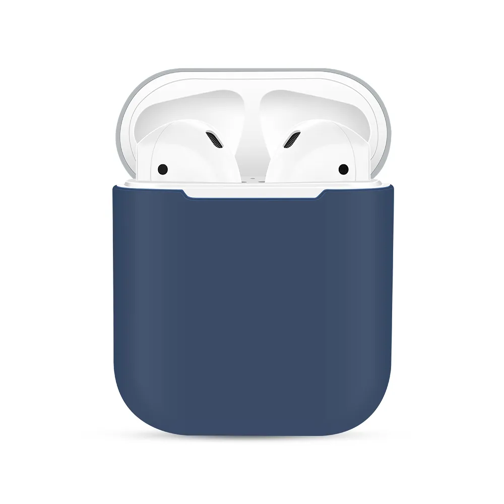 Чехол EVA для Apple AirPods/AirPods 2, синий/серый