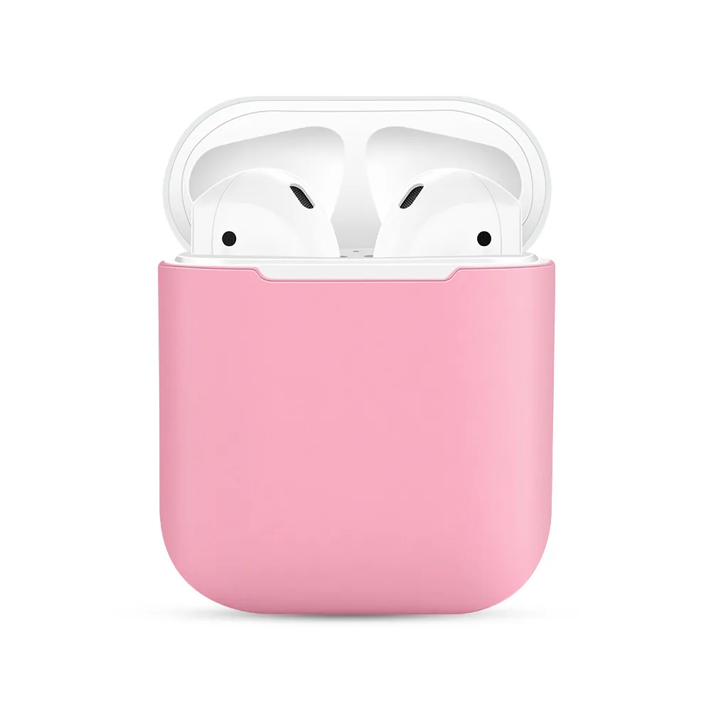 Чехол EVA для Apple AirPods/AirPods 2, розовый/белый (CBAP03PW)
