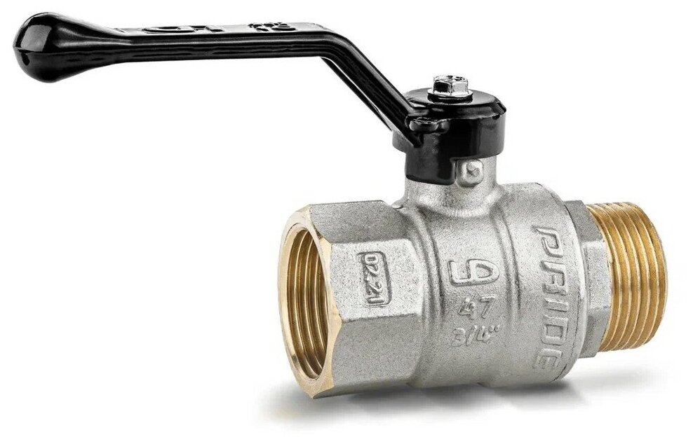 

Кран шаровый прямой LD Pride 3/4"x3/4", ВР/НР, латунь (47.20.B-Н.Р)
