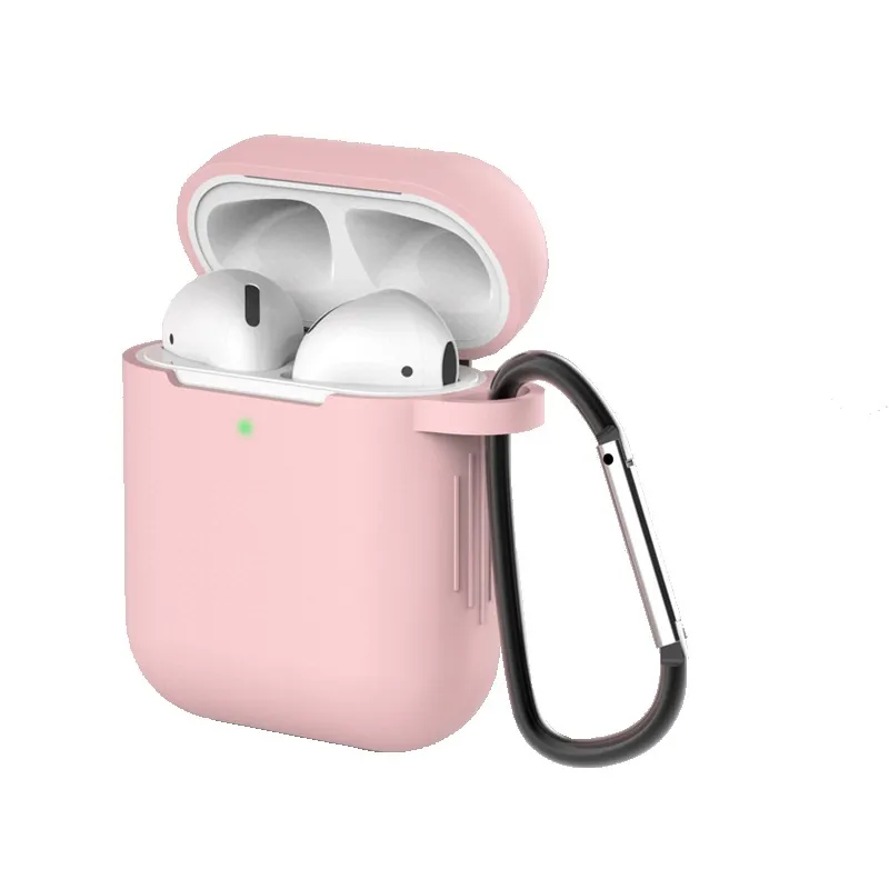 

Чехол EVA, с карабином для Apple AirPods/AirPods 2, Розовый (CBAP40P)