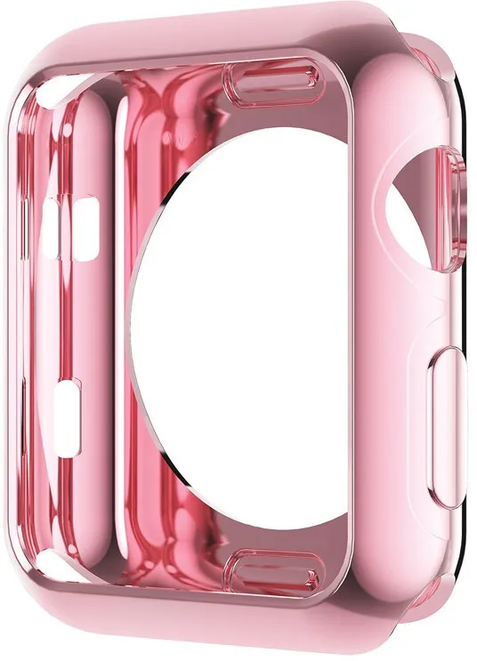 

Чехол EVA Apple Watch 44 mm, силикон, розовый (ADC005P), Apple Watch 44 mm