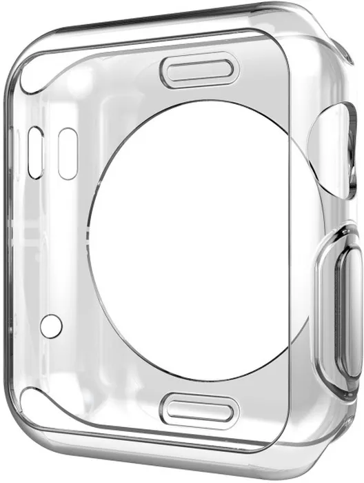 

Чехол EVA Apple Watch 40mm, силикон, прозрачный (AFC005T), Apple Watch 40mm