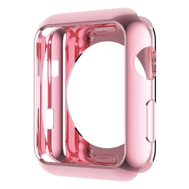 Чехол EVA Apple Watch 42 mm, силикон, розовый (AWC005P)