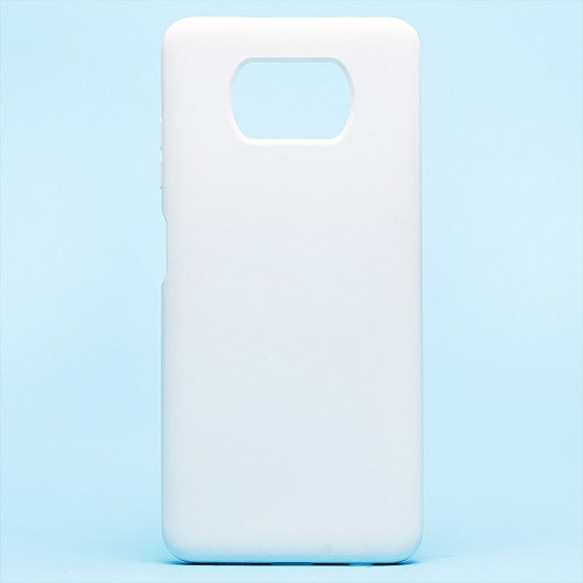 Чехол-накладка Activ Original Design для смартфона Xiaomi Poco X3/X3 Pro, силикон, белый (208040)