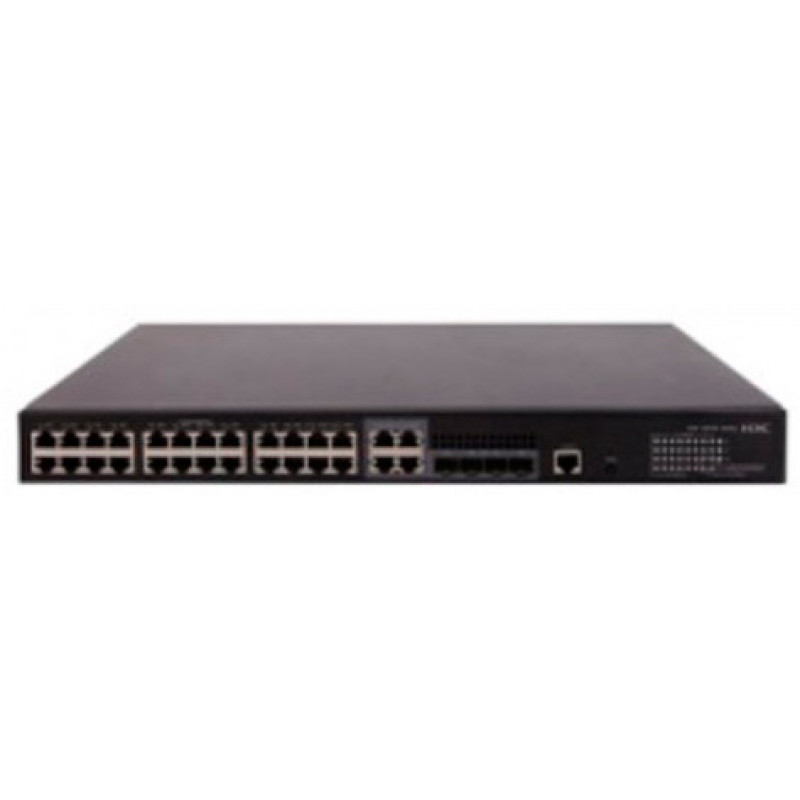

Коммутатор H3C LS-5130S-28ST-PWR-EI-GL, управляемый, кол-во портов: 24x1 Гбит/с, кол-во SFP/uplink: SFP+ 2x10 Гбит/с, установка в стойку, PoE (макс. 370Вт) (LS-5130S-28ST-PWR-EI-GL), LS-5130S-28ST-PWR-EI-GL