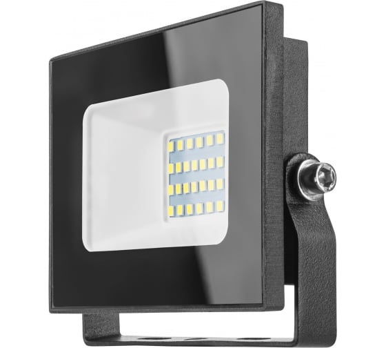 Прожектор светодиодный ОНЛАЙТ OFL-30-6K-BL-IP65-LED, 30Вт, 2400лм, 6000К, IP65, черный (71658)