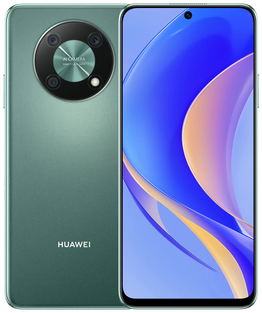 Смартфон Huawei Nova Y90 4Gb/128Gb Android зеленый (CTR-LX1/51097DEF),  1116205 купить в Барнауле в интернет-магазине e2e4