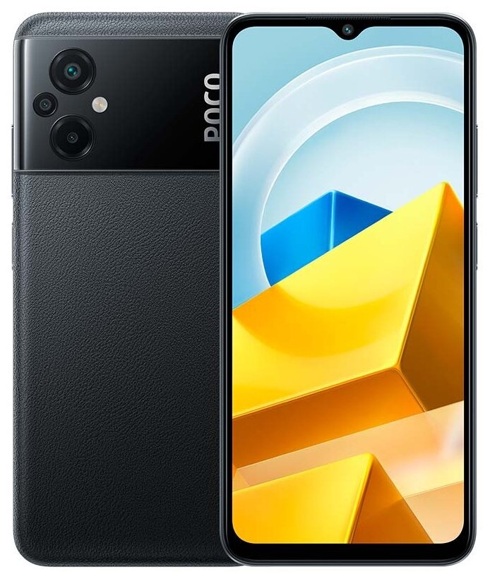 Смартфон POCO M5 4Gb/64Gb Android черный (42480)