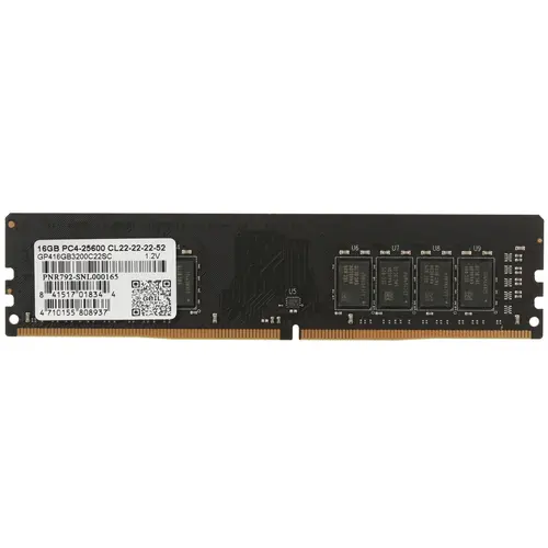 

Память DDR4 DIMM 16Gb, 3200MHz, CL22, 1.2 В, Geil (GOR416GB3200C22SC), GOR416GB3200C22SC
