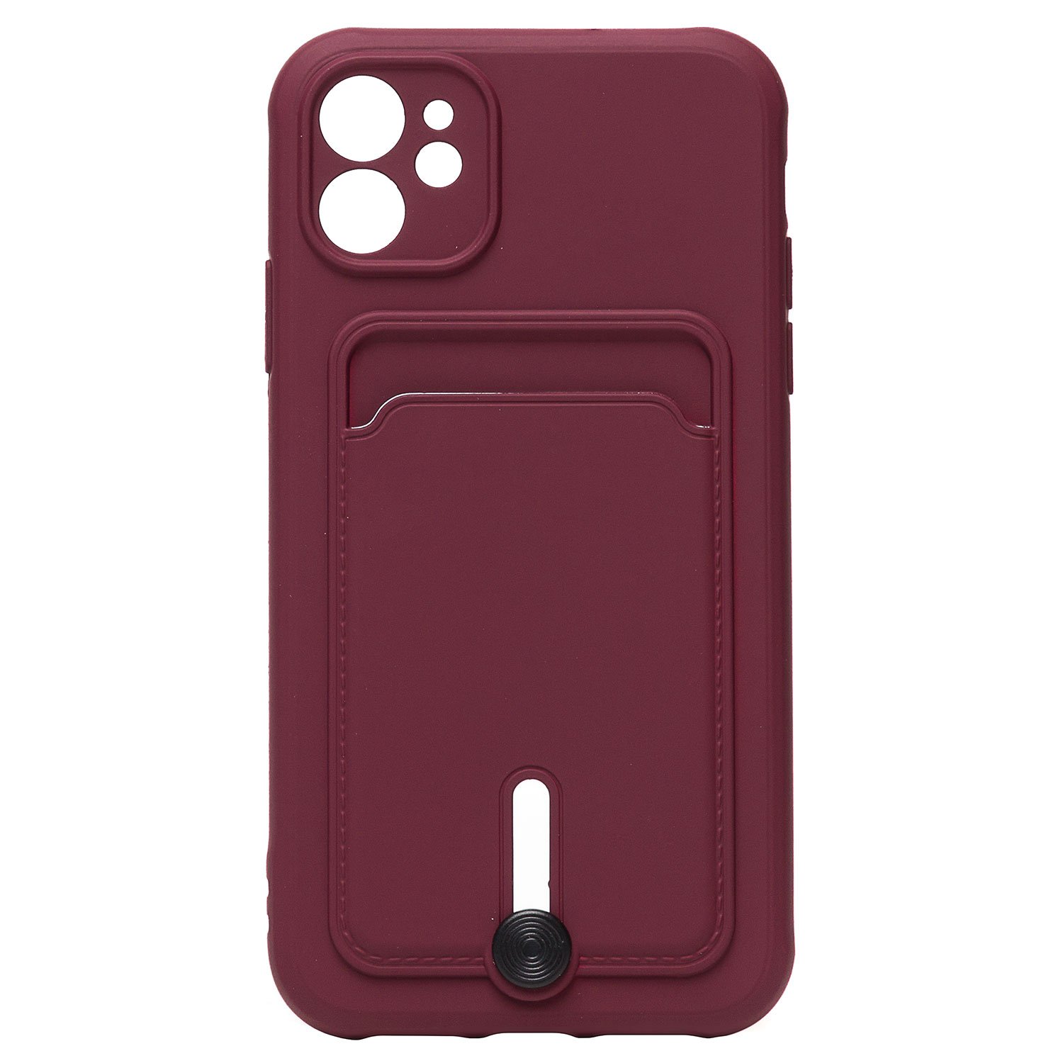 

Чехол-накладка SC304 для смартфона Apple iPhone 11, бордовый (208472)