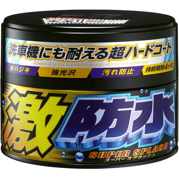 Полироль SOFT99 Water Block Wax, для тёмных