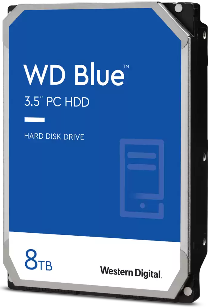 Жесткий диск (HDD) Western Digital 8Tb Blue, 3.5", 5640 об/мин