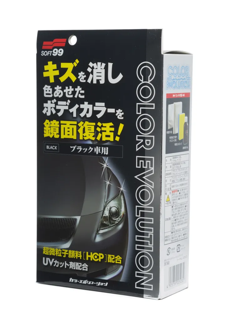

Полироль SOFT99 Color Evolution Black, для обработки лакокрасочного покрытия, 100 мл, для черных, Color Evolution Black