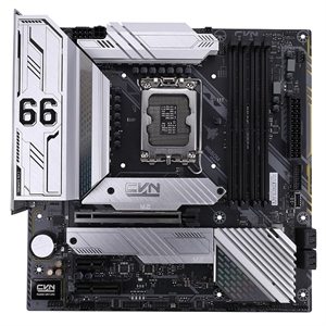 Материнская плата Colorful CVN B660M GAMING PRO V20, Socket1700, Intel B660, 4xDDR4, PCI-Ex16, 4SATA3, 7.1-ch, 1х2,5 Гбит/с, 6 USB 3.2, 1 USB Type-C, HDMI, DP, mATX, Retail - фото 1