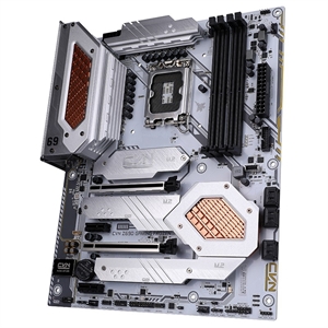 Материнская плата Colorful CVN Z690 GAMING FROZEN V21, Socket1700, Intel Z690, 4xDDR4, 2PCI-Ex16, 6SATA3, 7.1-ch, 1х2,5 Гбит/с, 5 USB 3.2, 2 USB Type-C, HDMI, DP, ATX, Retail - фото 1