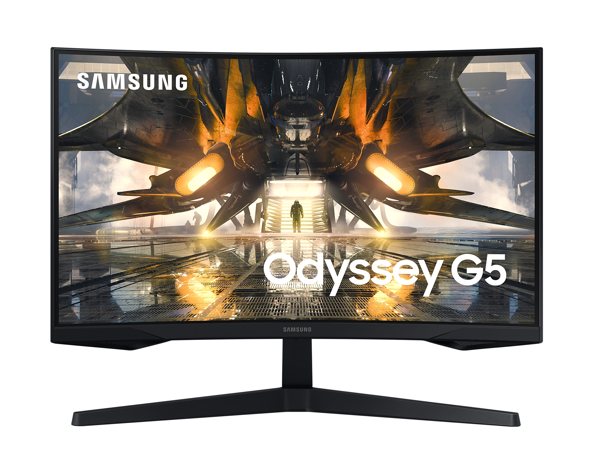 

Монитор 27" Samsung Odyssey G5 C27G55TQWI VA, изогнутый, 2560x1440 (16:9), 250кд/м2, 144Hz, 1мс, 178°/178°, FreeSync, HDMI, DisplayPort, черный (C27G55TQWI), C27G55TQWI