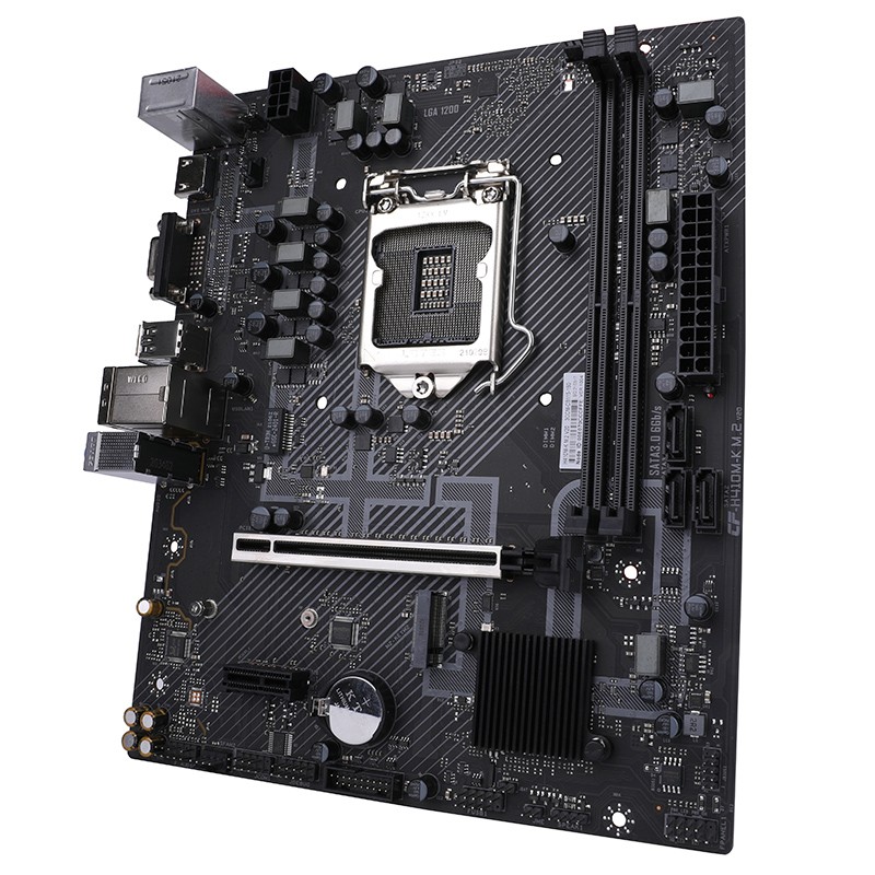 

Материнская плата Colorful H410M-K M.2 V20, Socket1200, Intel H410, 2xDDR4, PCI-Ex16, 3SATA3, 5.1-ch, GLAN, 4 USB 3.2, VGA, HDMI, mATX, Retail, H410M-K M.2 V20