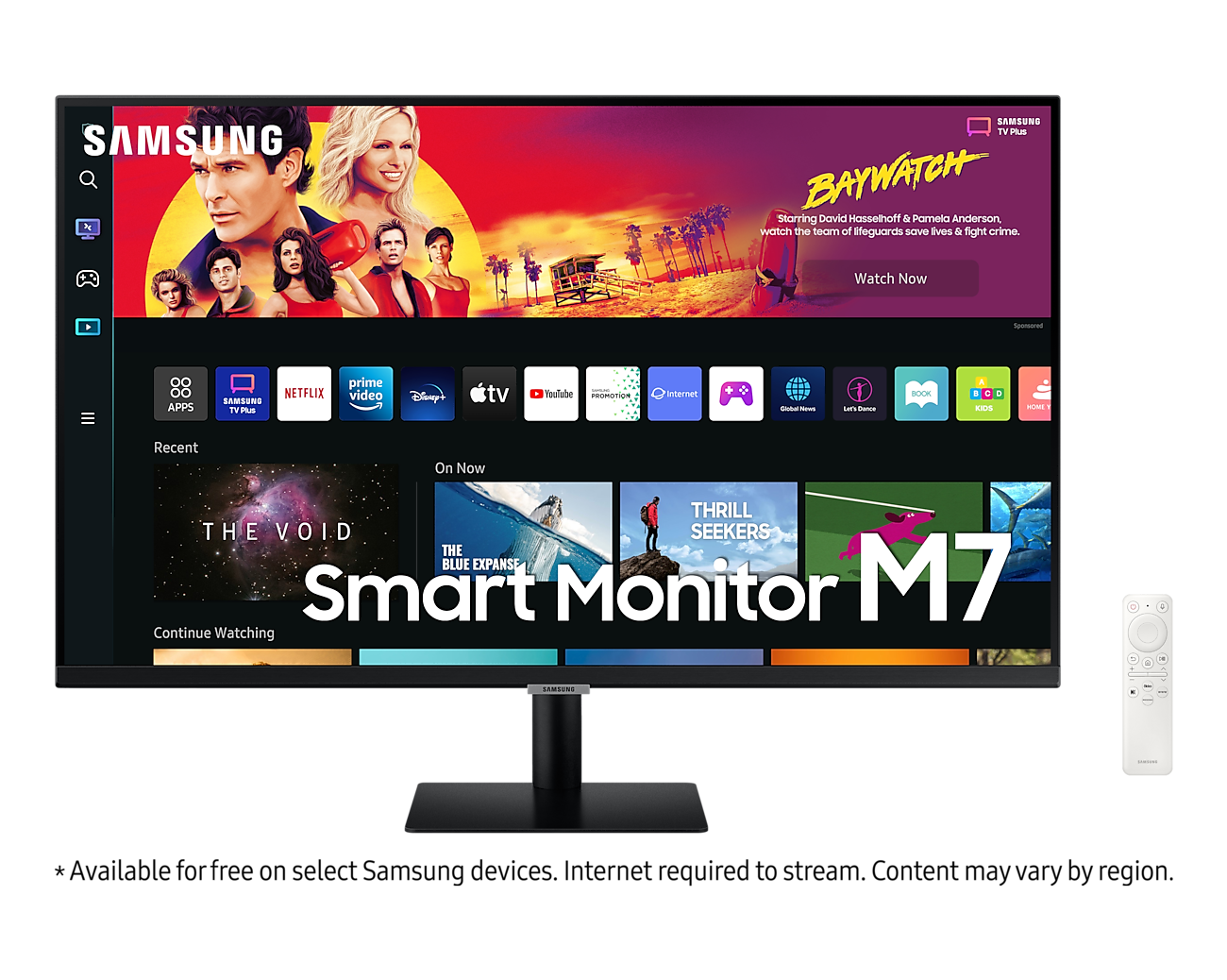 

Монитор 32" Samsung Smart Monitor M7 LS32BM702UIXCI VA, 3840x2160 (16:9), 250кд/м2, 8мс, 178°/178°, HDMI, USB Type-C, USB-Hub, черный (LS32BM702UIXCI), LS32BM702UIXCI