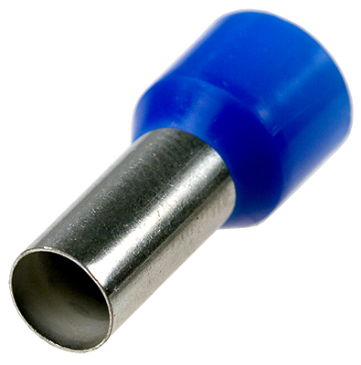 Наконечник НШВИ штыревой втулочный изолированный, 50 мм², под опрессовку, синий, 100 шт., Netko Optima (E50-20)