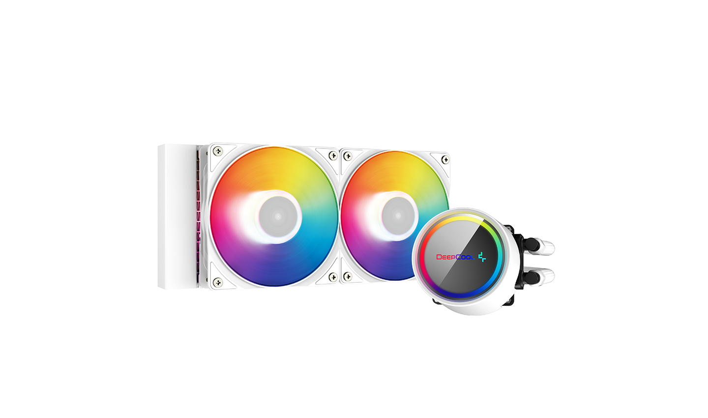 

Жидкостное охлаждение Deepcool GAMMAXX L240 A-RGB WH для Socket 115x/2066/2011/2011-3/1200/1700/AM5/AM4, ARGB (DP-H12CF-GL240-ARGB-WH), GAMMAXX L240 A-RGB WH