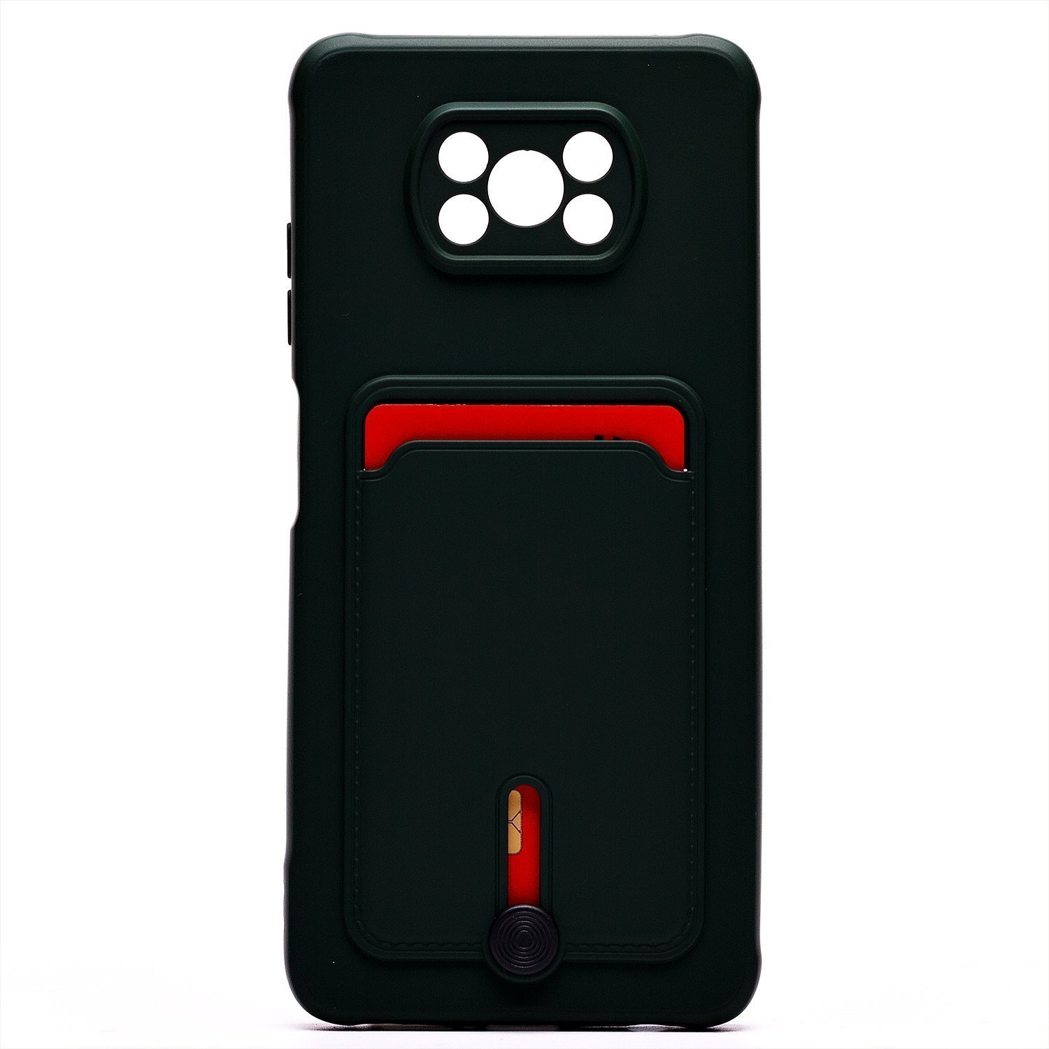 

Чехол-накладка SC304 для смартфона Xiaomi Poco X3/Poco X3 Pro, силикон, темно-зеленый (208796)
