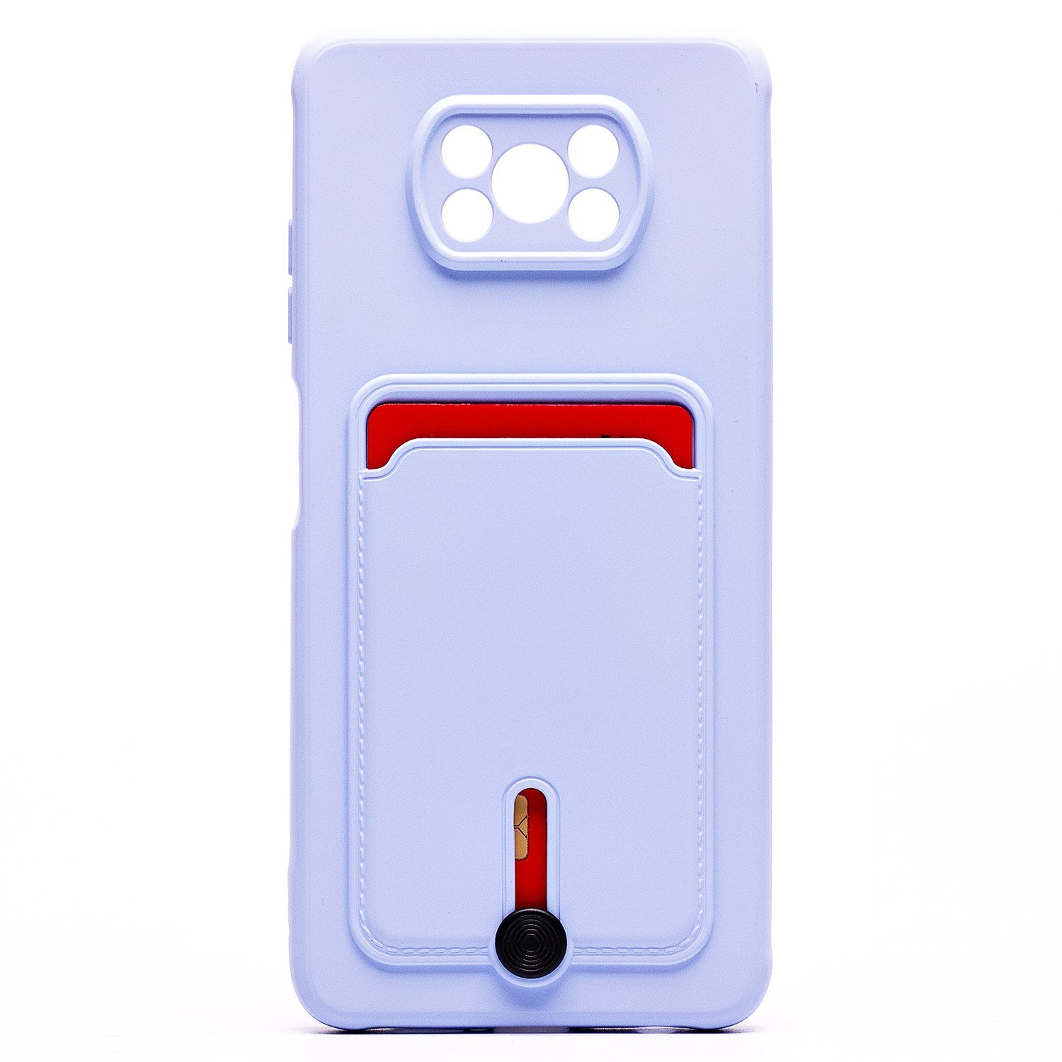 

Чехол-накладка SC304 для смартфона Xiaomi Poco X3/Poco X3 Pro, силикон, светло фиолетовый (208798)