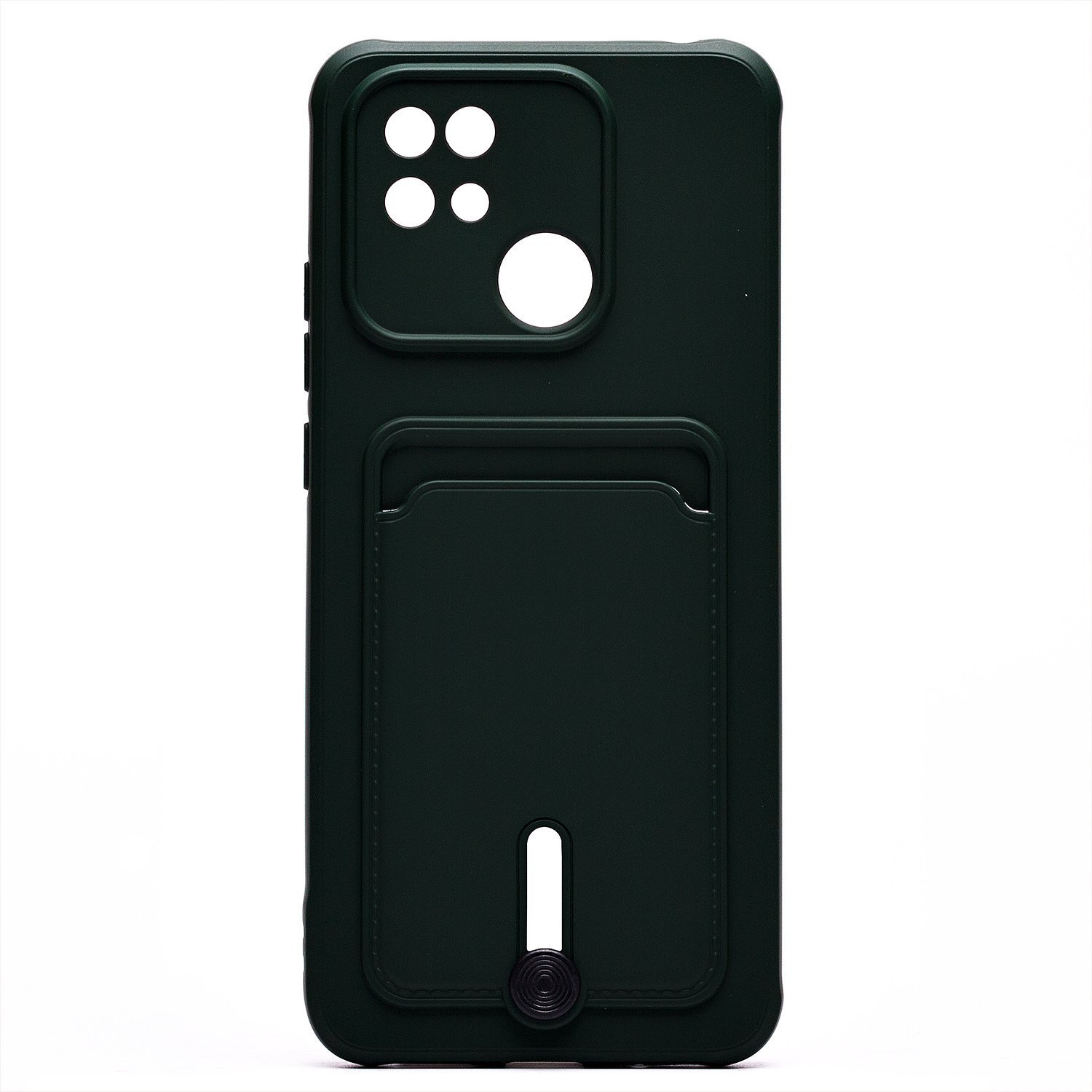 

Чехол-накладка SC304 для смартфона Xiaomi Redmi 10C, силикон, темно-зеленый (208809)