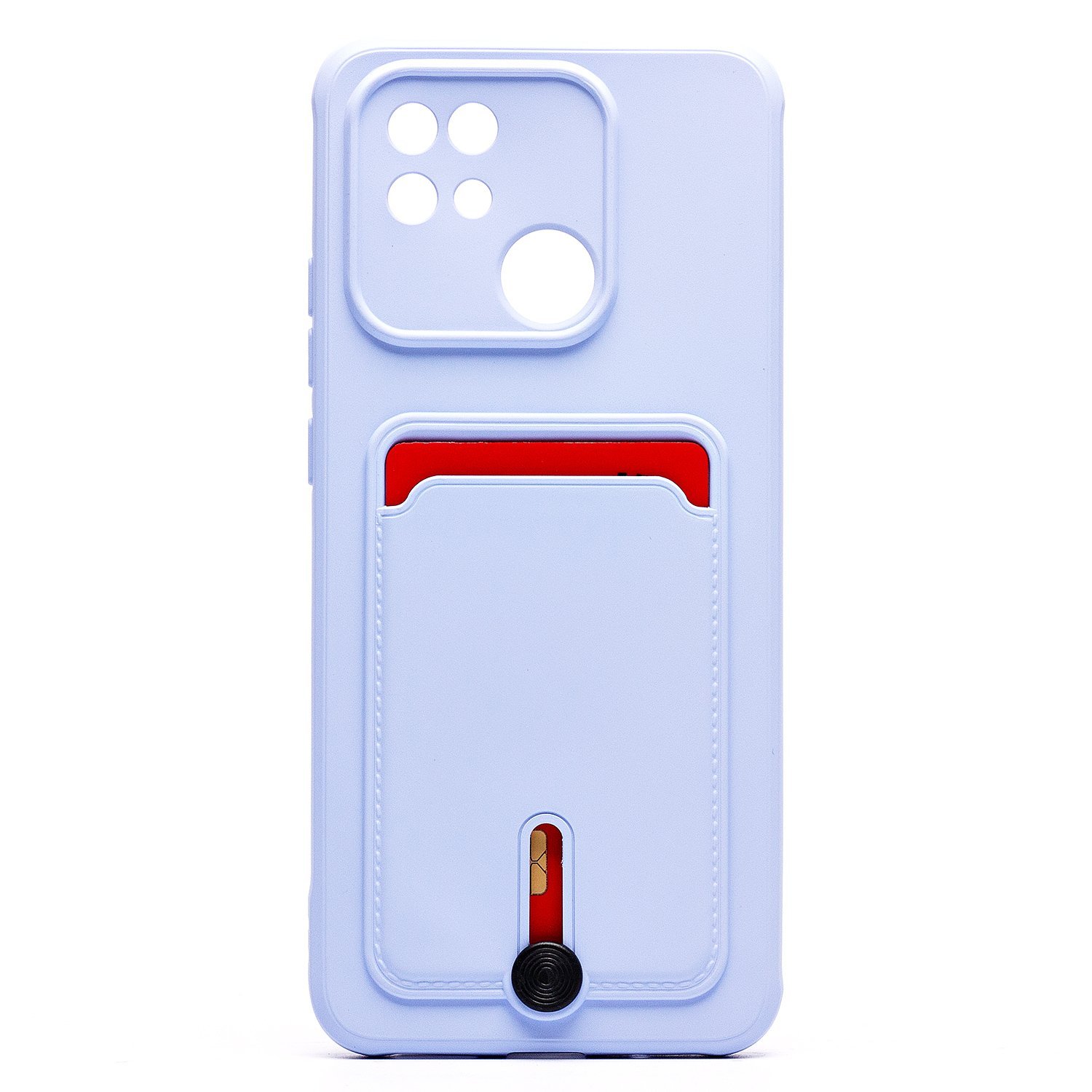 

Чехол-накладка SC304 для смартфона Xiaomi Redmi 10C, силикон, светло фиолетовый (208811)