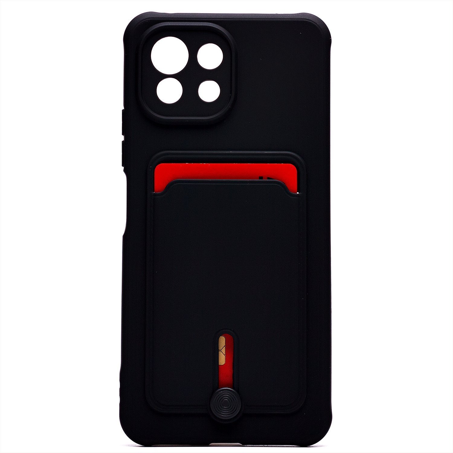 

Чехол-накладка SC304 для смартфона Xiaomi Mi 11 Lite/Mi 11 Lite 5G/11 Lite 5G NE, силикон, черный (208768)