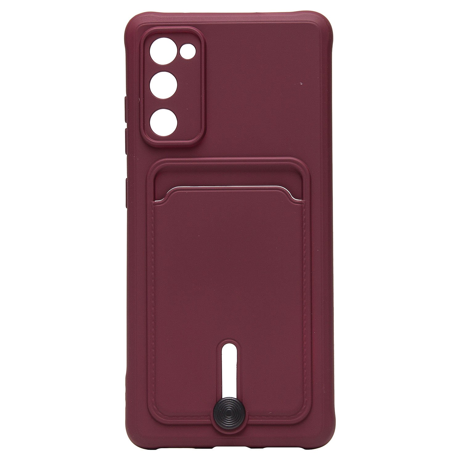 

Чехол-накладка SC304 для смартфона Samsung Galaxy S20FE, силикон, бордовый (208744)
