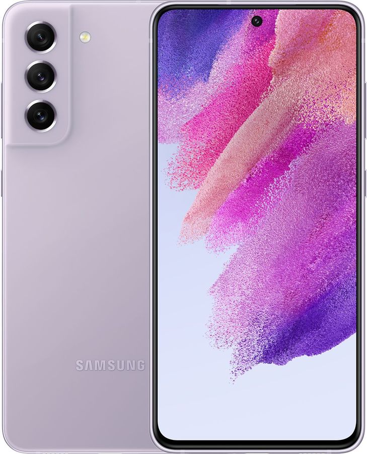 

Смартфон Samsung Galaxy S21 FE, 6.4" 1080x2340 Dynamic AMOLED 2X, Qualcomm Snapdragon 888, 6Gb RAM, 128Gb, 3G/4G/5G, NFC, Wi-Fi, BT, 3xCam, 2-Sim, 4500mAh, USB Type-C, Android 12, фиолетовый (SM-G990BLVFCAU), Galaxy S21 FE