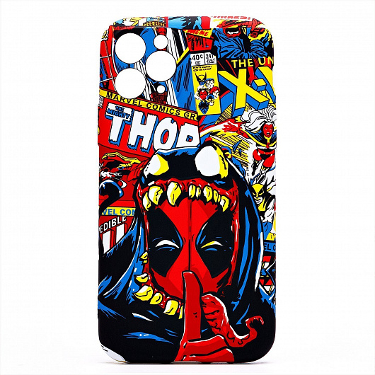 

Чехол-накладка Luxo Creative для смартфона Apple iPhone 11 Pro, силикон, черный/красный (209366)