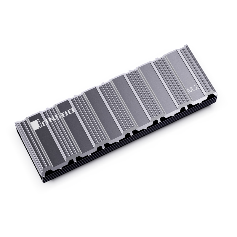 Радиатор для SSD M.2 2280 JONSBO M.2-5, алюминий, серый (CLDP_M_2-5 Gray)
