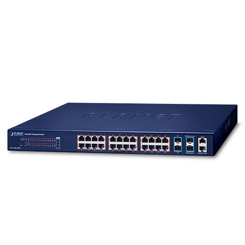 

Коммутатор Planet SGS-5240-24P4X, управляемый, кол-во портов: 24x1 Гбит/с, кол-во SFP/uplink: SFP+ 4x10 Гбит/с, установка в стойку, PoE: 24x30Вт (макс. 370Вт) (SGS-5240-24P4X), SGS-5240-24P4X