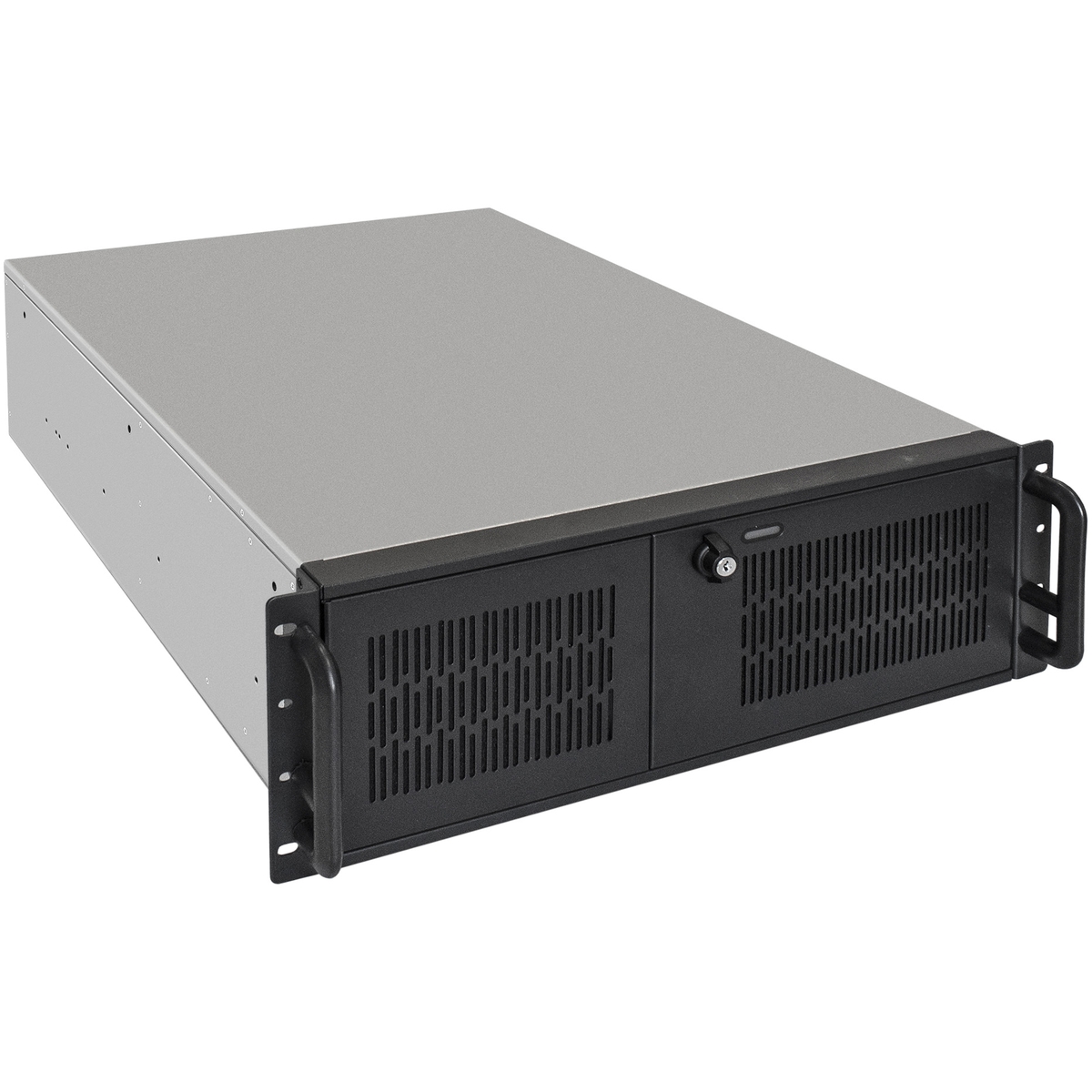 Корпус Exegate Pro 4U650-010/4U4139L/1200RADS, E-ATX, 4U RM, 1x1200Вт, черный/серебристый (EX293255RUS)