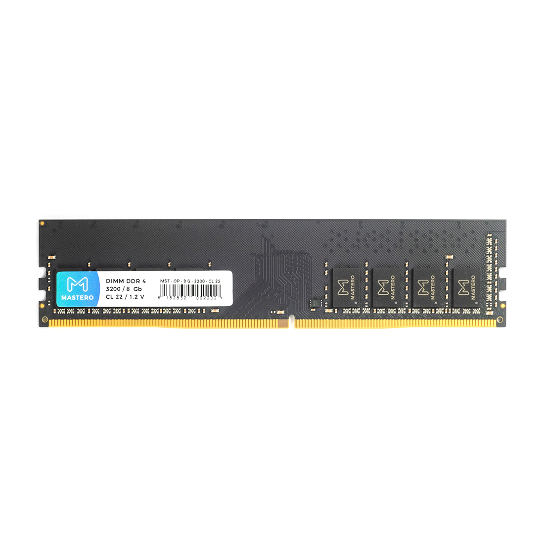 

Память DDR4 DIMM 8Gb, 3200MHz, CL22, 1.2 В, Mastero (MST-OP-8G-3200-CL22)