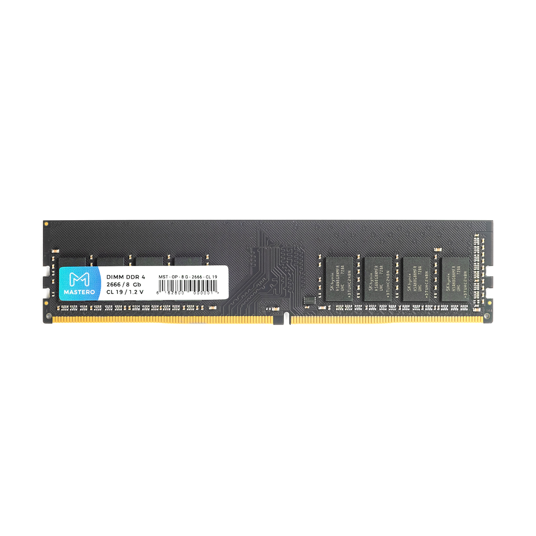 Память DDR4 DIMM 8Gb, 2666MHz Mastero (MST-OP-8G-2666-CL19)