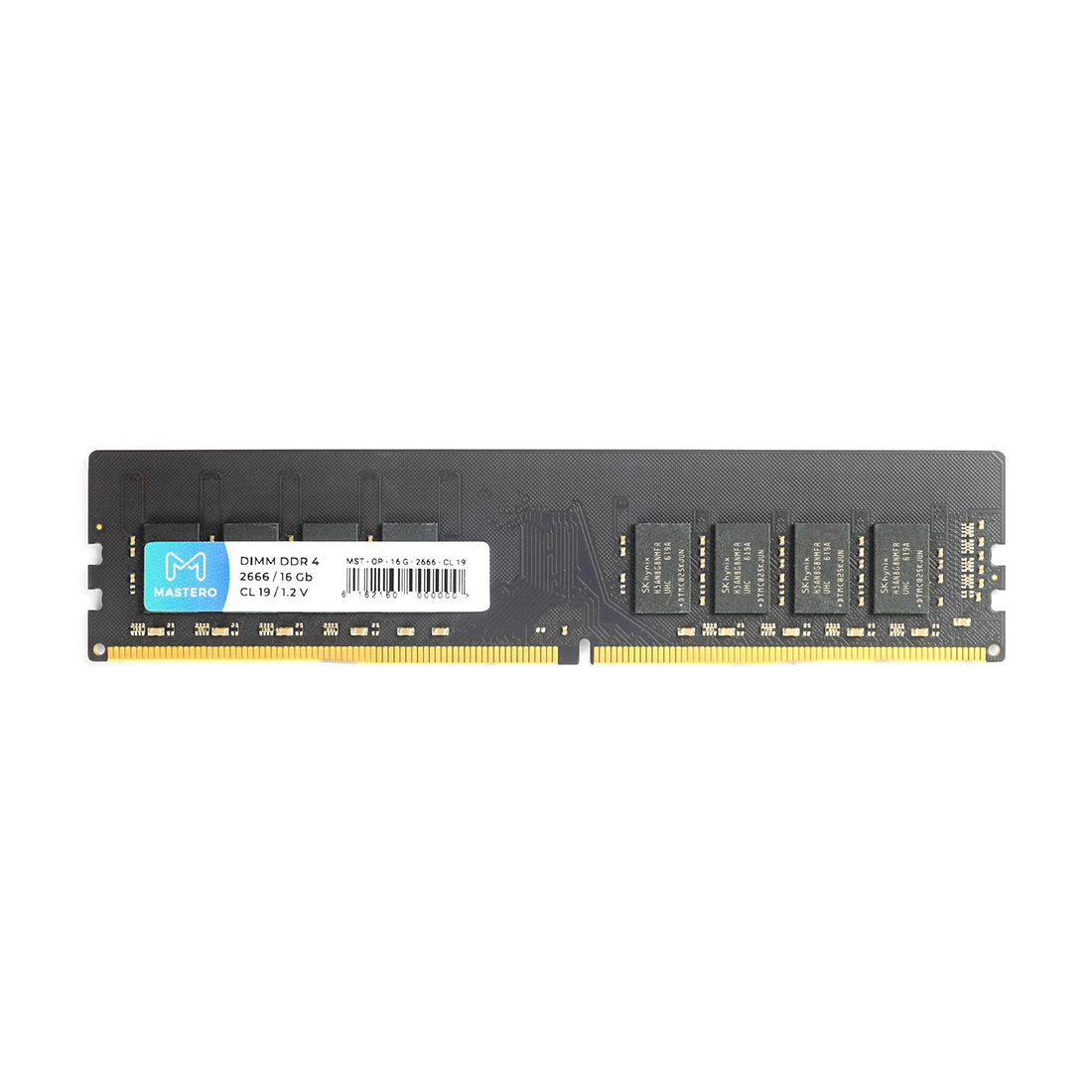 Память DDR4 DIMM 16Gb, 2666MHz Mastero (MST-OP-16G-2666-CL19)
