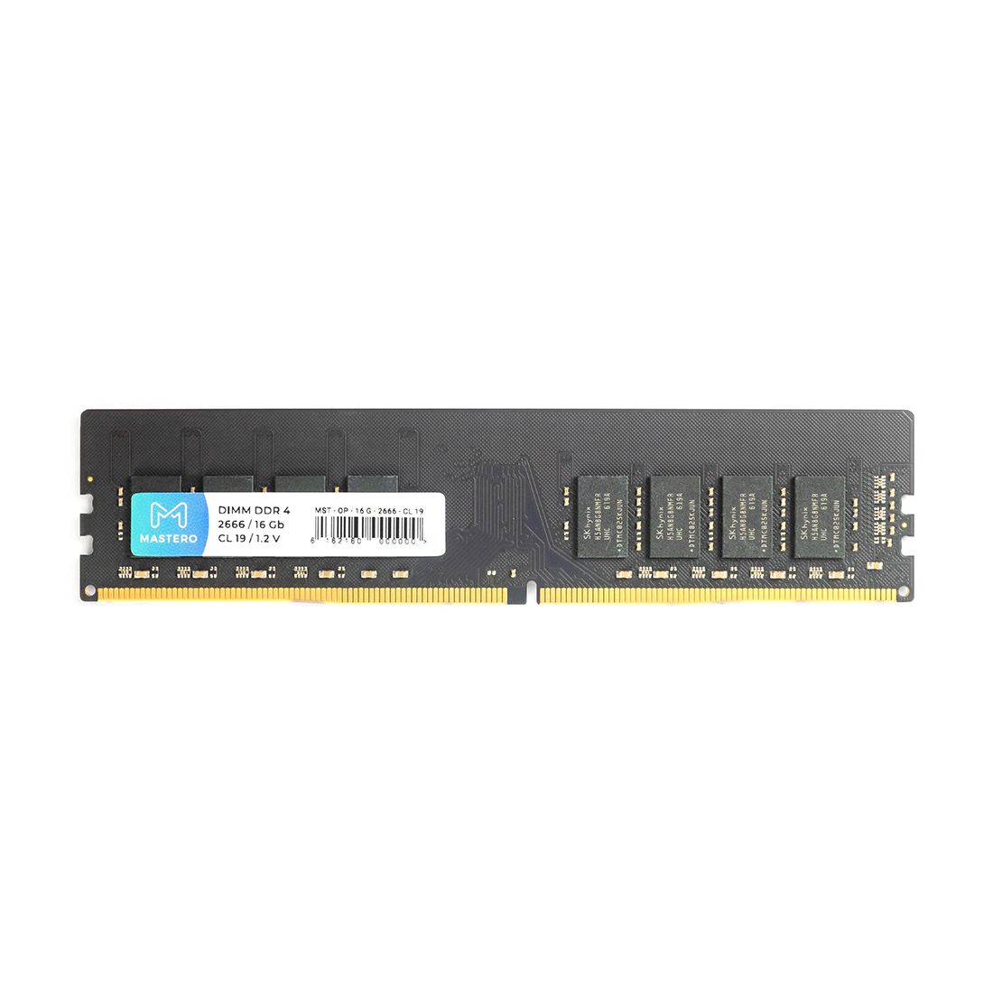 Память DDR4 DIMM 16Gb, 2666MHz, CL19, 1.2 В, Mastero (MST-OP-16G-2666-CL19)