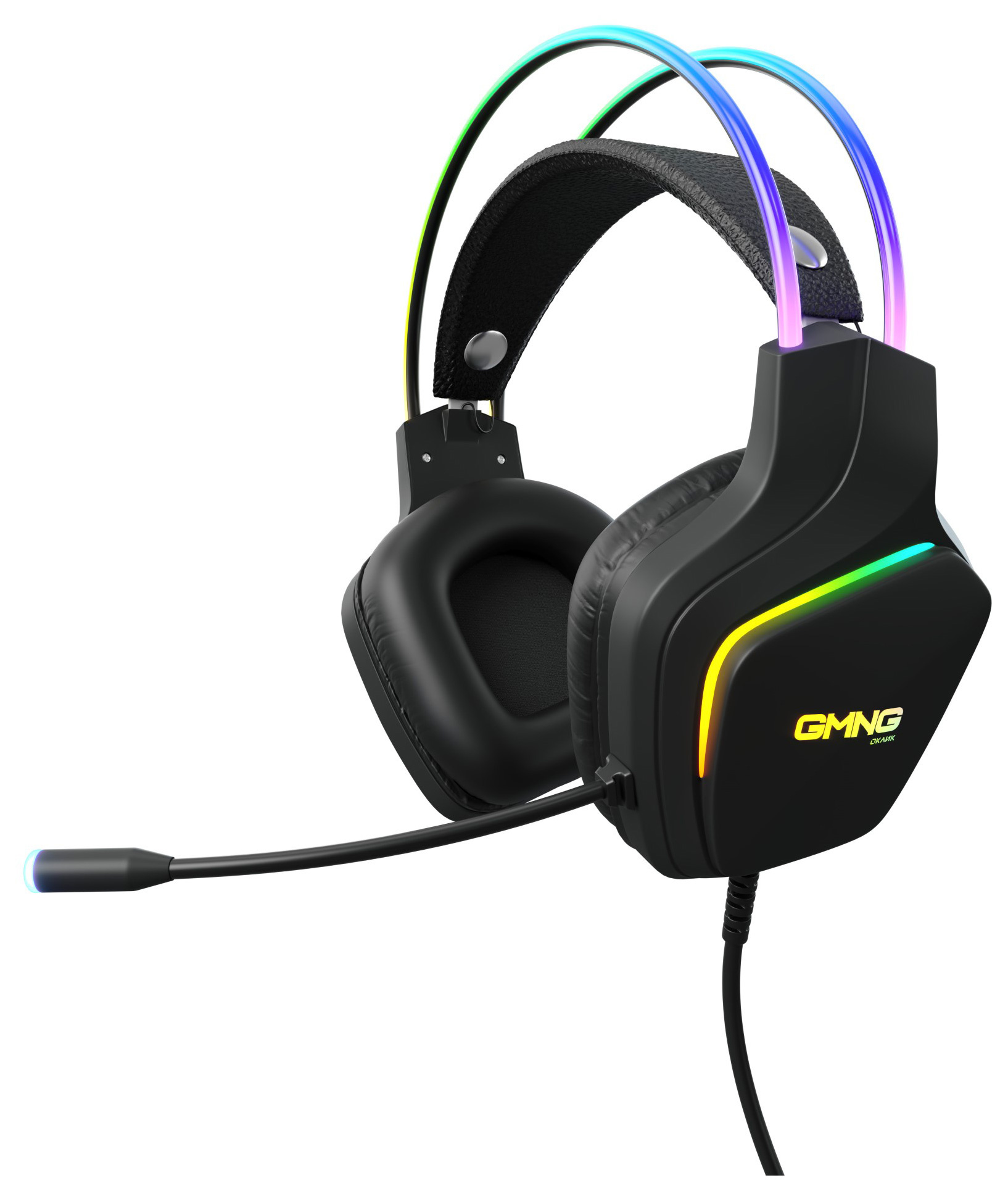

Проводная гарнитура GMNG GMNG HS-L510G, 2xJack 3.5mm/USB (только питание), черный (1562533), GMNG HS-L510G